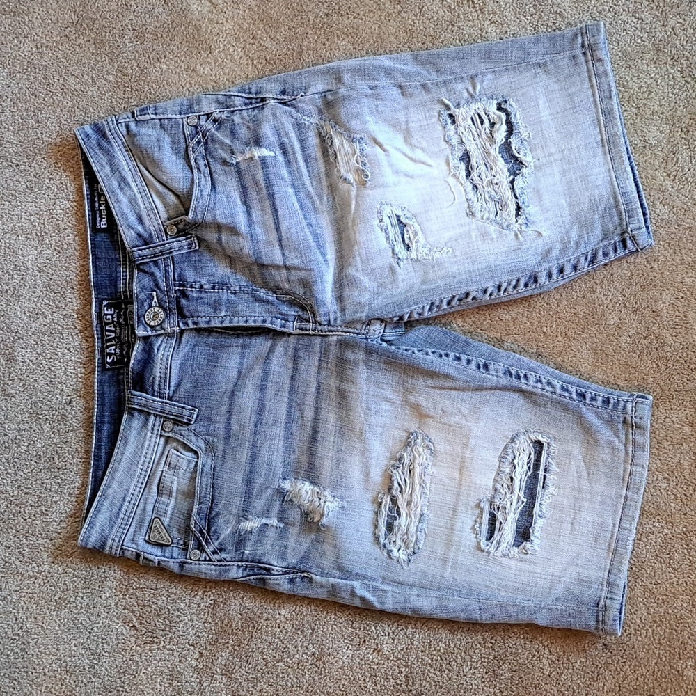 Men's Salvage Jean shorts. Distressed and like new. Size 33